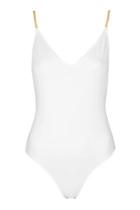 Topshop Gold Chain Strap Swimsuit