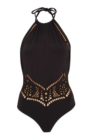 Topshop *cut Out Detail Swimsuit By Beach Riot