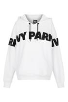 Topshop Chenille Oversized Hoodie By Ivy Park