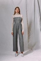 Topshop Checked Jumpsuit By Boutique