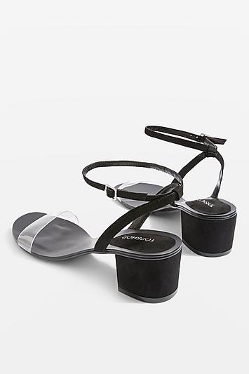 Topshop Darla 2 Part Block Heel Sandals