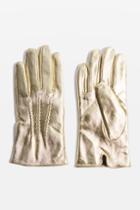 Topshop Metallic Gloves