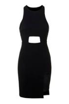 Topshop *black Cut Out Dress By Kendall + Kylie At Topshop