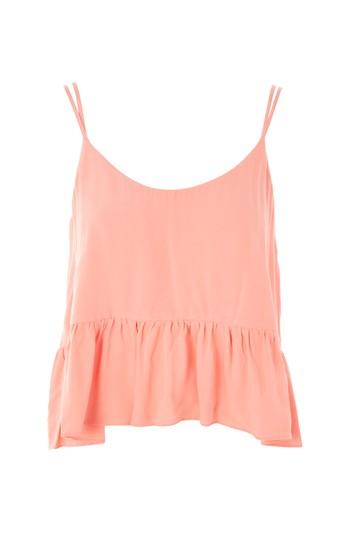 Topshop Petite Casual Peplum Camisole Top