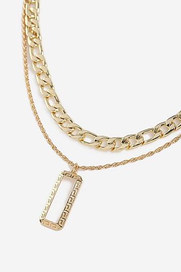 Topshop *open Tag Multirow Necklace
