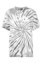 Topshop Tall Ac/dc Tie Dye T-shirt By And Finally