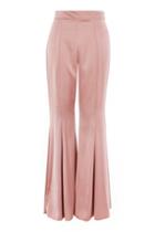 Topshop Satin Super Flare Trousers
