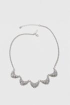 Topshop Rhinestone Collar Necklace