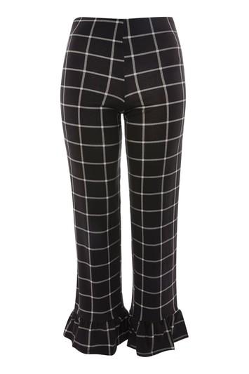 Topshop Window Checked Trousers