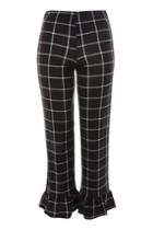 Topshop Window Checked Trousers