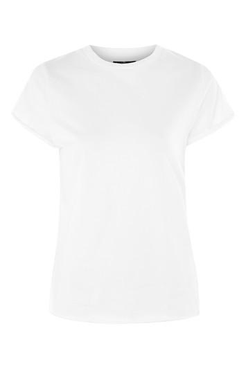 Topshop Tall Roll Back T-shirt