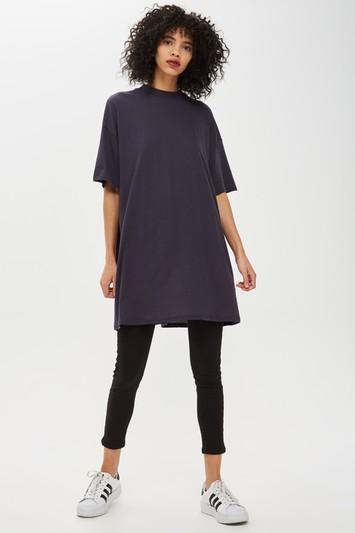 Topshop High Neck Tunic T-shirt