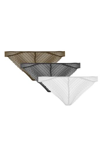 Topshop 3 Pack Brazilian Knickers
