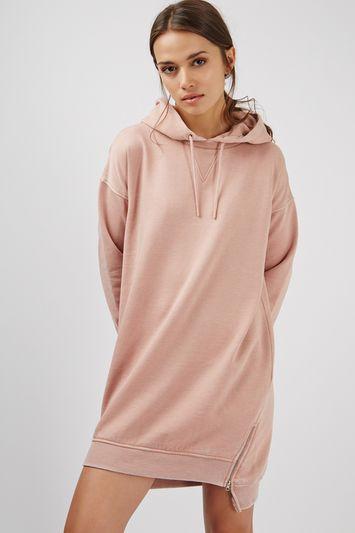 Topshop Hoodie Sweat Dress