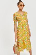 Topshop Embellished Sunshine Floral Dress