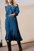 Topshop Paisley Print Midi Dress