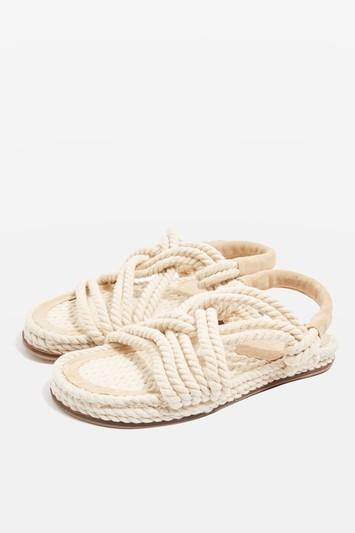 Topshop Fiesta Flat Rope Sandals