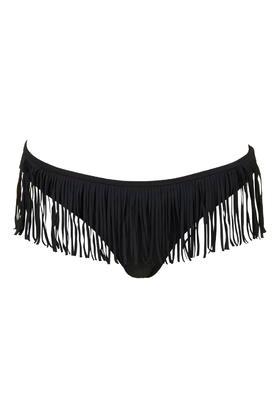 Topshop Fringe Trim Bikini Bottoms
