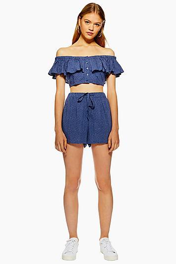 Topshop Spot Shorts