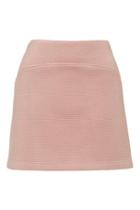 Topshop Punch-textured Pelmet Skirt