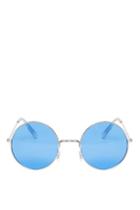 Topshop Lennon Round Sunglasses