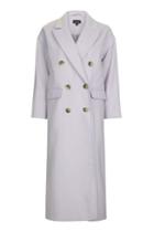 Topshop Double Breasted Slouch Coat