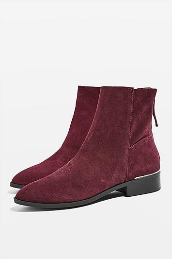 Topshop Koko Unline Leather Boots