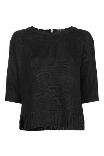 Topshop Zip Back Jumper