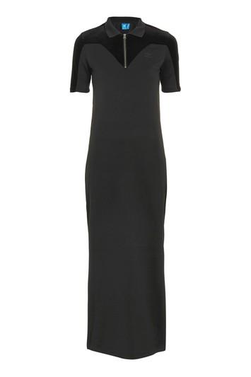 Topshop Velour Dress By Adidas Originals
