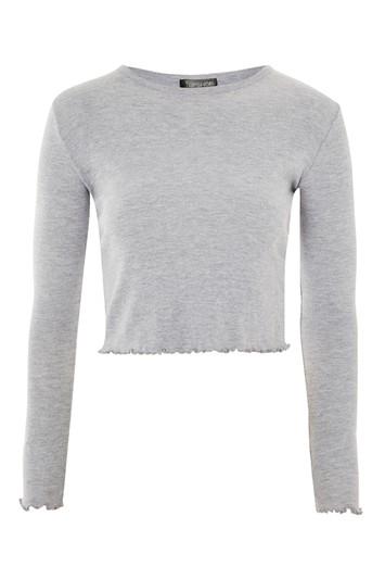 Topshop Tall Lettuce Cropped T-shirt