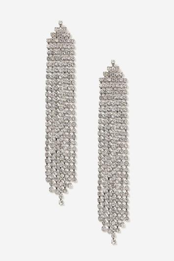 Topshop Cupchain Drape Drop Earrings