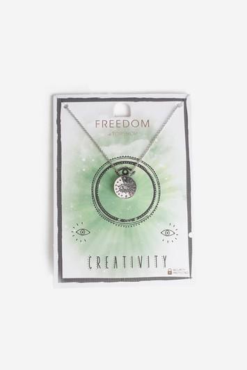 Topshop Eye Creative Pendant Necklace