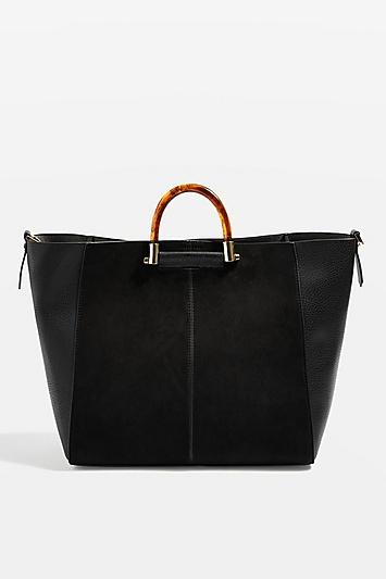 Topshop Sallie Suedette Shopper Bag
