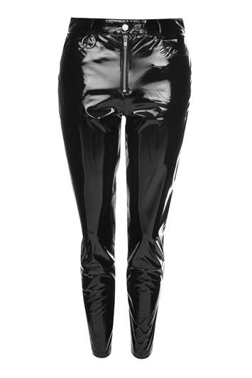 Topshop Vinyl Trousers