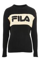 Topshop Crew Neck Knitted Jumper By Fila