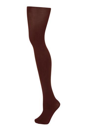 Topshop Burgundy 80 Denier Tights