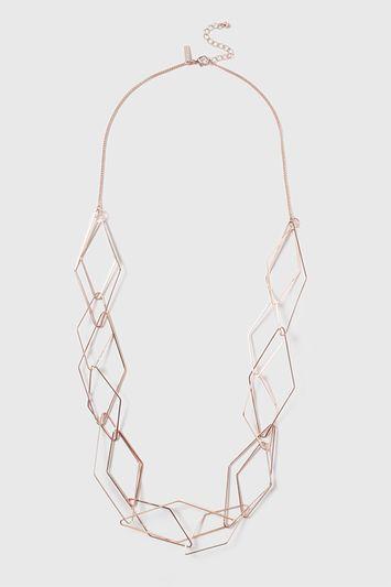 Topshop Long Linked Necklace