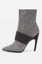 Topshop High Shine Ankle Boots