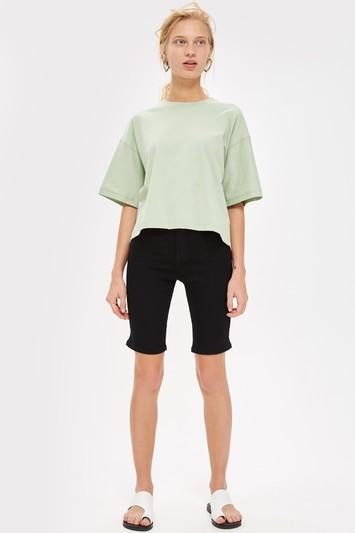 Topshop Joni Denim Cycling Shorts
