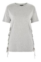 Topshop Side Lace Up T-shirt