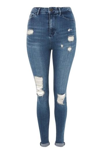 Topshop *high Rise Skinny Jeans By Waven