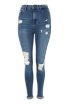 Topshop *high Rise Skinny Jeans By Waven