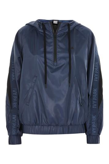 Topshop Wetlook Jacket By Ivy Park