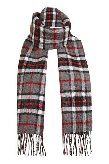 Topshop Thomson Grey & Camel Scarf