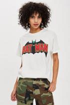 Topshop Batman Logo Boyfriend T-shirt By And Finally