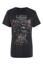 Topshop Motorbike T-shirt By Wild Affair