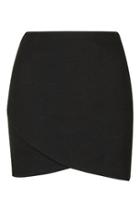 Topshop Curve Wrap Mini Skirt