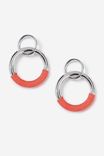 Topshop *multi Loop Drop Earrings