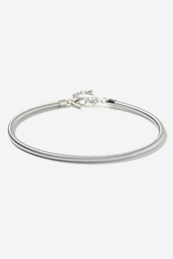 Topshop Fabric Wrapped Torc Choker Necklace