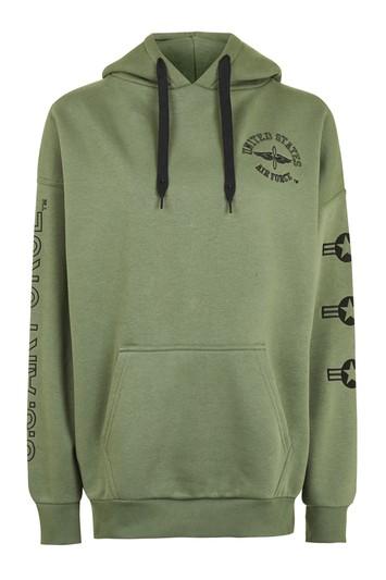 Topshop Tall Oversized Airforce Hoodie